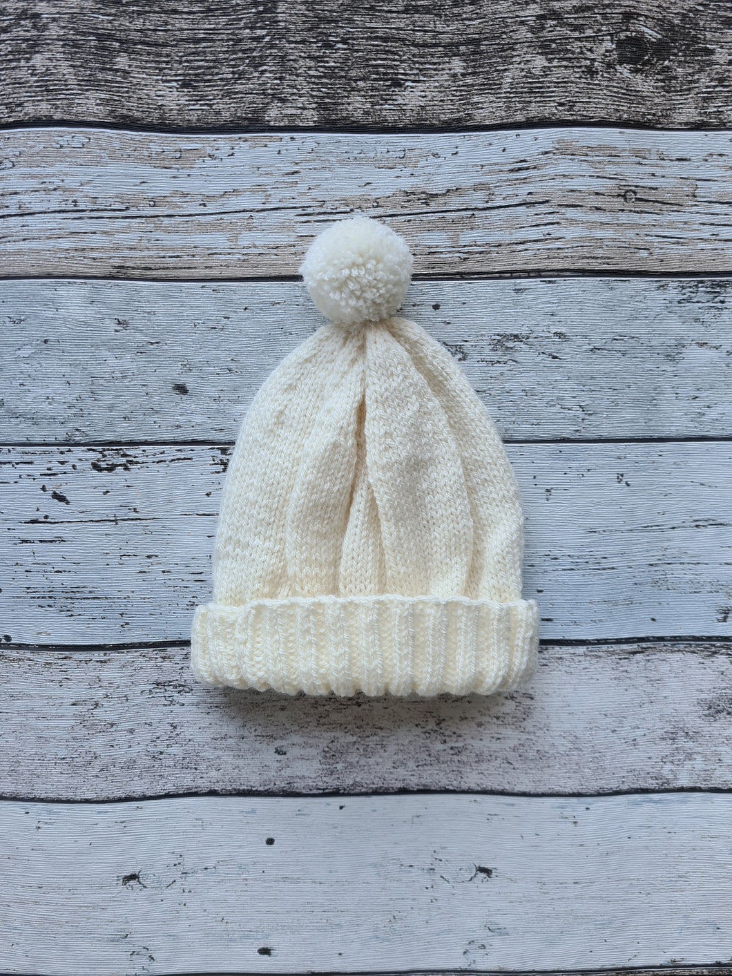 Acrylic Hat - Cream