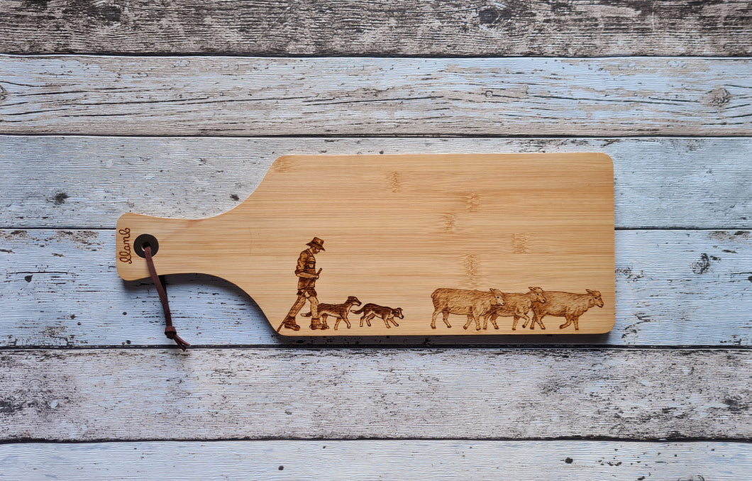 Bamboo Cheese Board - The Shepherd