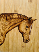 Bamboo Cheese Board - Horse