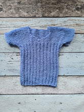 Woolen Merino Singlet - Blue