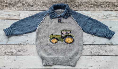 Acrylic Jersey - Green Tractor