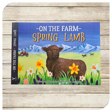 "On the farm, Spring Lamb"
