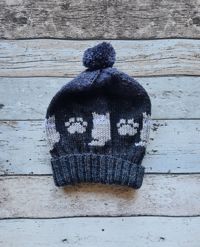 Acrylic Hat - Grey Border Collie