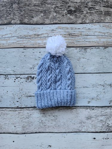 Merino Hat - Blue