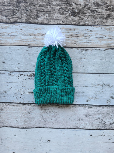 Merino Hat - Peacock