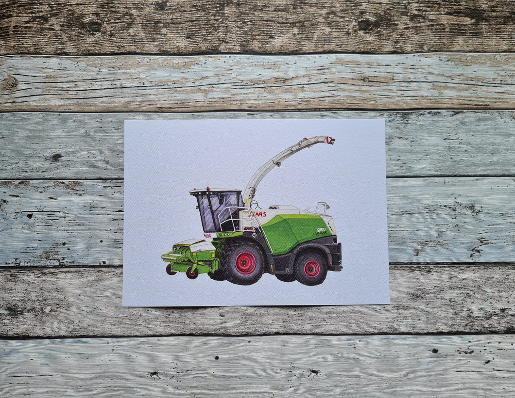 Silage Chopper Print