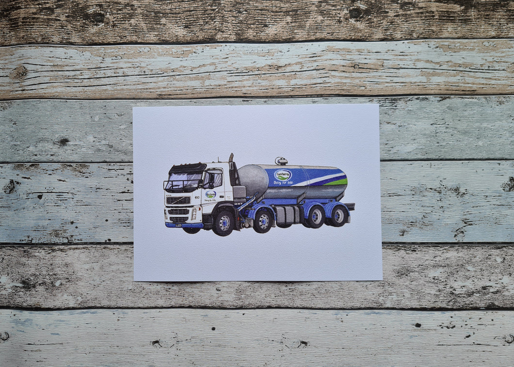 Milk Tanker Print