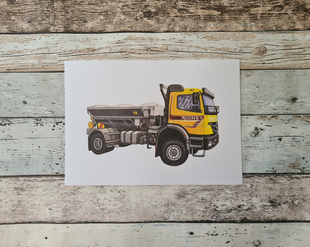 Spreader Truck Print