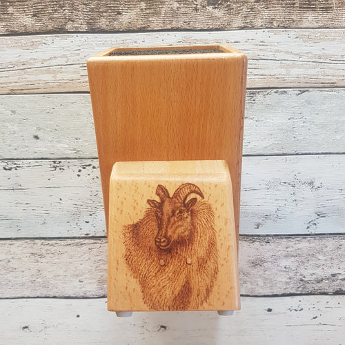 Wooden Knife Block - Tahr