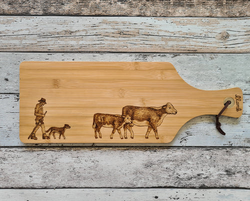 Bamboo Cheese board - Herefords