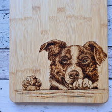 Bamboo Cheese Board - The Border Collie